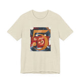 Masters of Art Charles Demuth I Saw the Figure 5 in Gold Unisex Jersey Short Sleeve T-Shirt - POPvault