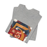 Masters of Art Charles Demuth I Saw the Figure 5 in Gold Unisex Jersey Short Sleeve T-Shirt - POPvault