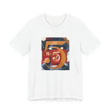 Masters of Art Charles Demuth I Saw the Figure 5 in Gold Unisex Jersey Short Sleeve T-Shirt - POPvault