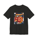 Masters of Art Charles Demuth I Saw the Figure 5 in Gold Unisex Jersey Short Sleeve T-Shirt - POPvault