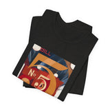 Masters of Art Charles Demuth I Saw the Figure 5 in Gold Unisex Jersey Short Sleeve T-Shirt - POPvault