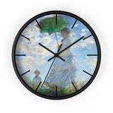 Masters of Art Claude Monet Madame Monet and Her Son Premium Wall Clock - POPvault