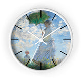 Masters of Art Claude Monet Madame Monet and Her Son Premium Wall Clock - POPvault