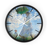 Masters of Art Claude Monet Madame Monet and Her Son Premium Wall Clock - POPvault
