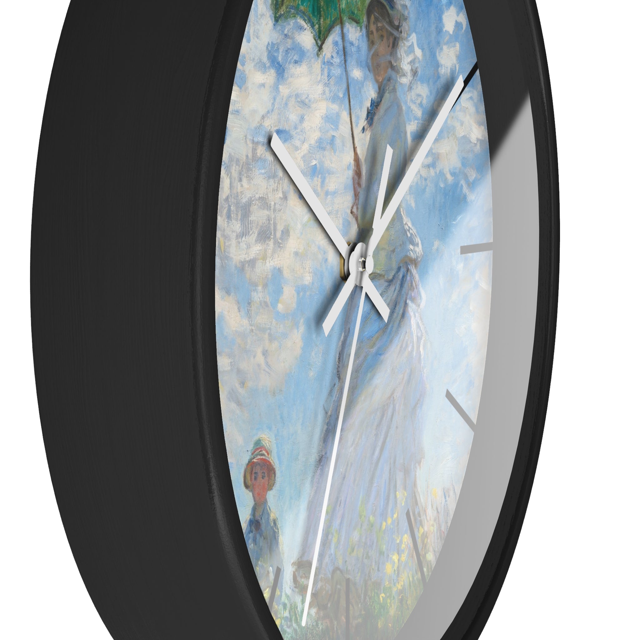 Masters of Art Claude Monet Madame Monet and Her Son Premium Wall Clock - POPvault