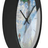 Masters of Art Claude Monet Madame Monet and Her Son Premium Wall Clock - POPvault