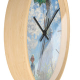 Masters of Art Claude Monet Madame Monet and Her Son Premium Wall Clock - POPvault