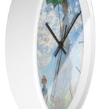 Masters of Art Claude Monet Madame Monet and Her Son Premium Wall Clock - POPvault