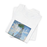 Masters of Art Claude Monet's Madame Monet and Her Son Unisex Jersey Short Sleeve T-Shirt - POPvault