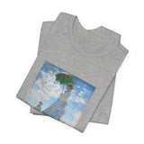 Masters of Art Claude Monet's Madame Monet and Her Son Unisex Jersey Short Sleeve T-Shirt - POPvault