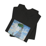 Masters of Art Claude Monet's Madame Monet and Her Son Unisex Jersey Short Sleeve T-Shirt - POPvault