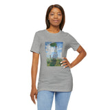 Masters of Art Claude Monet's Madame Monet and Her Son Unisex Jersey Short Sleeve T-Shirt - POPvault
