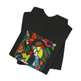 Masters of Art Daughter in a Rocker Unisex Jersey Short Sleeve T-Shirt - POPvault