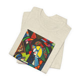 Masters of Art Daughter in a Rocker Unisex Jersey Short Sleeve T-Shirt - POPvault