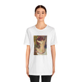 Masters of Art Edgar Degas Nude lady. Woman Combing Her Hair Unisex Jersey Short Sleeve T-Shirt - POPvault