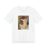 Masters of Art Edgar Degas Nude lady. Woman Combing Her Hair Unisex Jersey Short Sleeve T-Shirt - POPvault