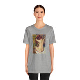 Masters of Art Edgar Degas Nude lady. Woman Combing Her Hair Unisex Jersey Short Sleeve T-Shirt - POPvault