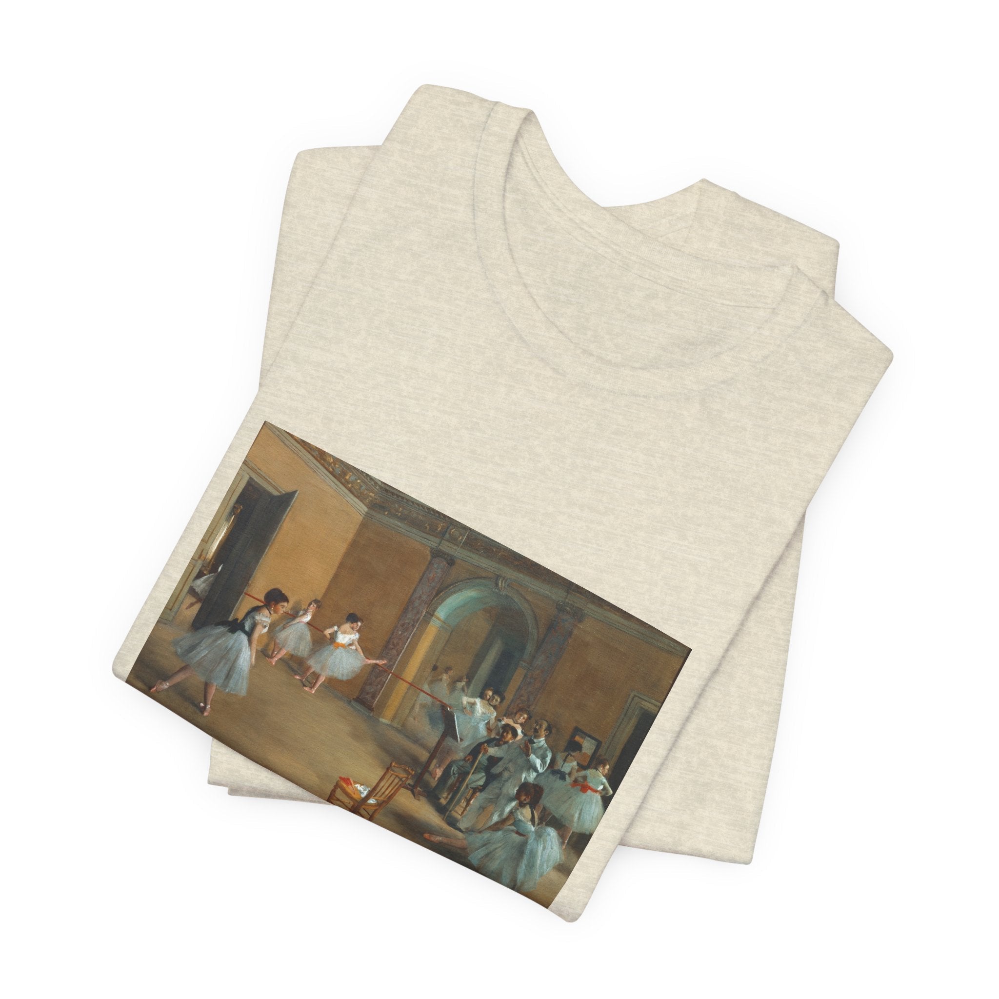 Masters of Art Edgar Degas's The Dance Foyer at the Opera Unisex Jersey Short Sleeve T-Shirt - POPvault
