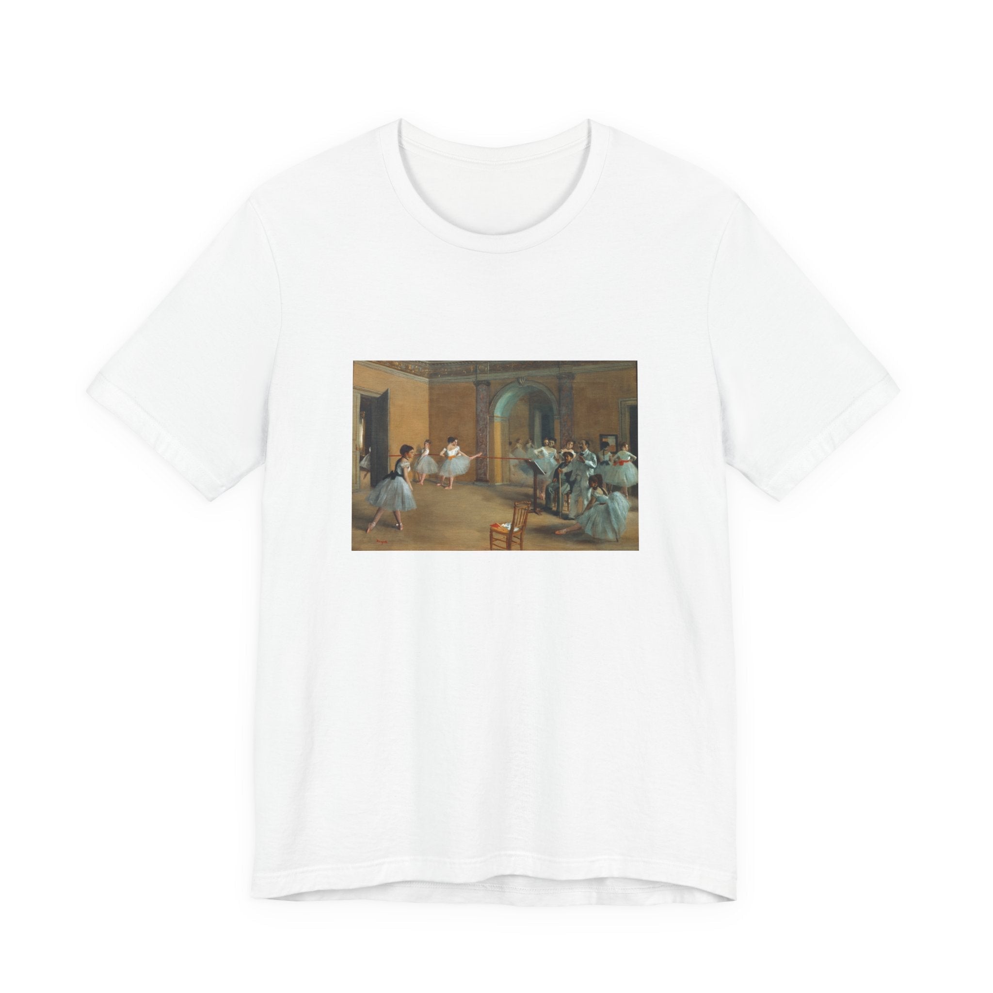 Masters of Art Edgar Degas's The Dance Foyer at the Opera Unisex Jersey Short Sleeve T-Shirt - POPvault