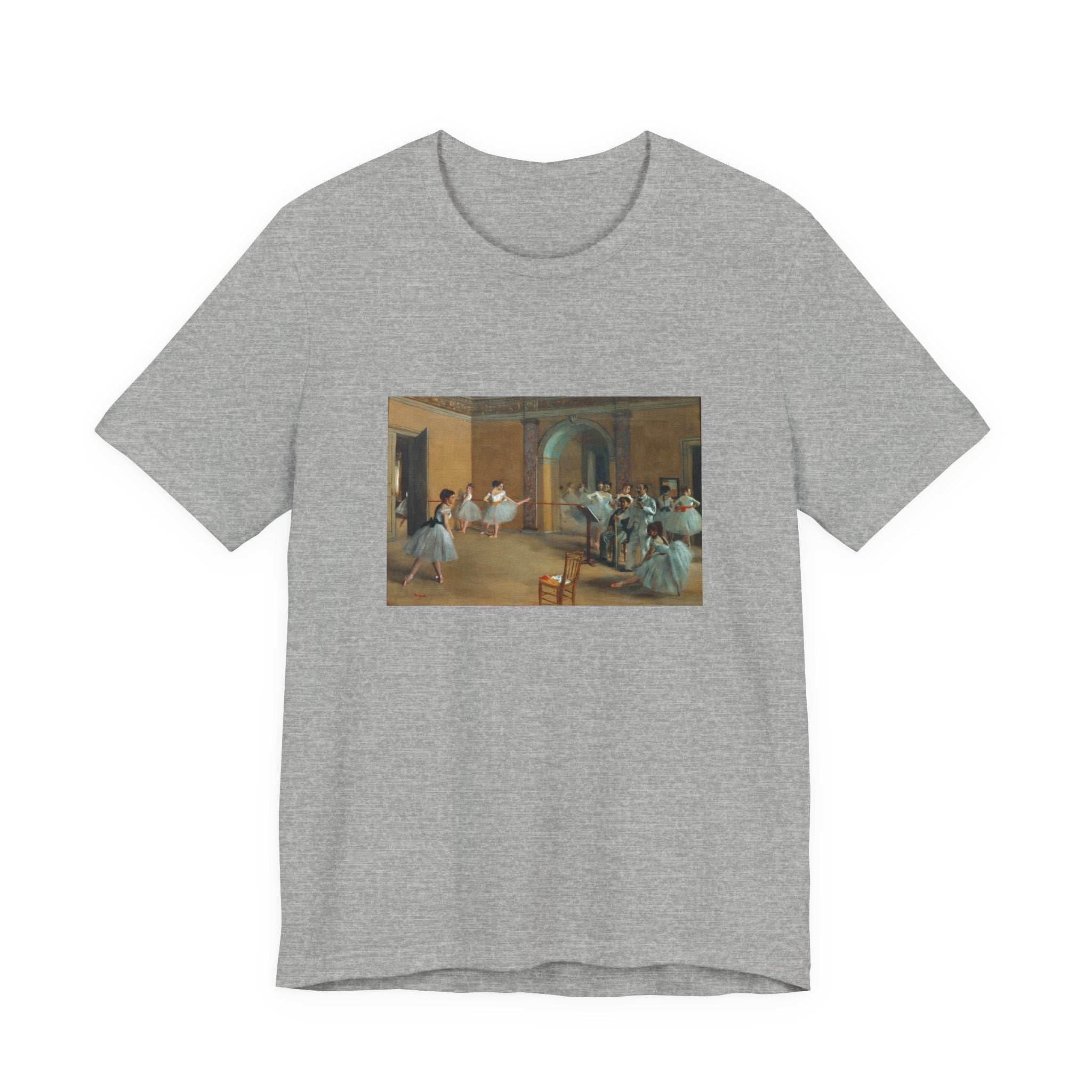 Masters of Art Edgar Degas's The Dance Foyer at the Opera Unisex Jersey Short Sleeve T-Shirt - POPvault