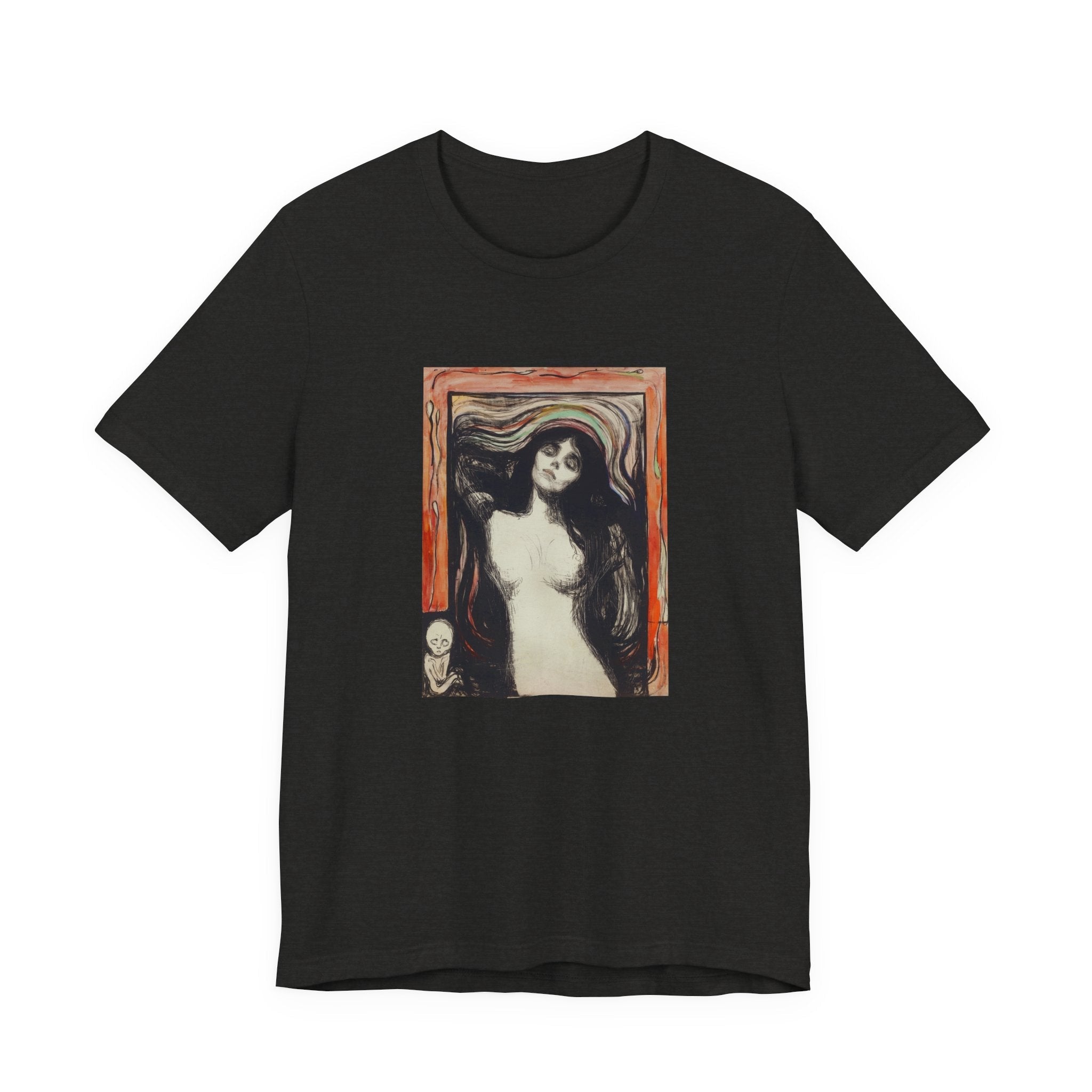 Masters of Art Edvard Munch Madonna Unisex Jersey Short Sleeve T-Shirt - POPvault