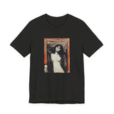 Masters of Art Edvard Munch Madonna Unisex Jersey Short Sleeve T-Shirt - POPvault