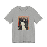 Masters of Art Edvard Munch Madonna Unisex Jersey Short Sleeve T-Shirt - POPvault