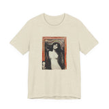 Masters of Art Edvard Munch Madonna Unisex Jersey Short Sleeve T-Shirt - POPvault