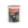 Masters of Art Edvard Munch The Scream Color Accent Coffee Mug (11, 15oz) - Mug