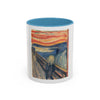 Masters of Art Edvard Munch The Scream Color Accent Coffee Mug (11, 15oz) - Mug