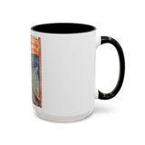 Masters of Art Edvard Munch The Scream Color Accent Coffee Mug (11, 15oz) - POPvault - 78187762616026232584