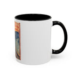 Masters of Art Edvard Munch The Scream Color Accent Coffee Mug (11, 15oz) - POPvault - 78187762616026232584