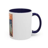 Masters of Art Edvard Munch The Scream Color Accent Coffee Mug (11, 15oz) - Mug