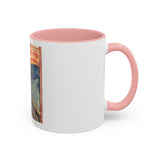 Masters of Art Edvard Munch The Scream Color Accent Coffee Mug (11, 15oz) - POPvault - 78187762616026232584