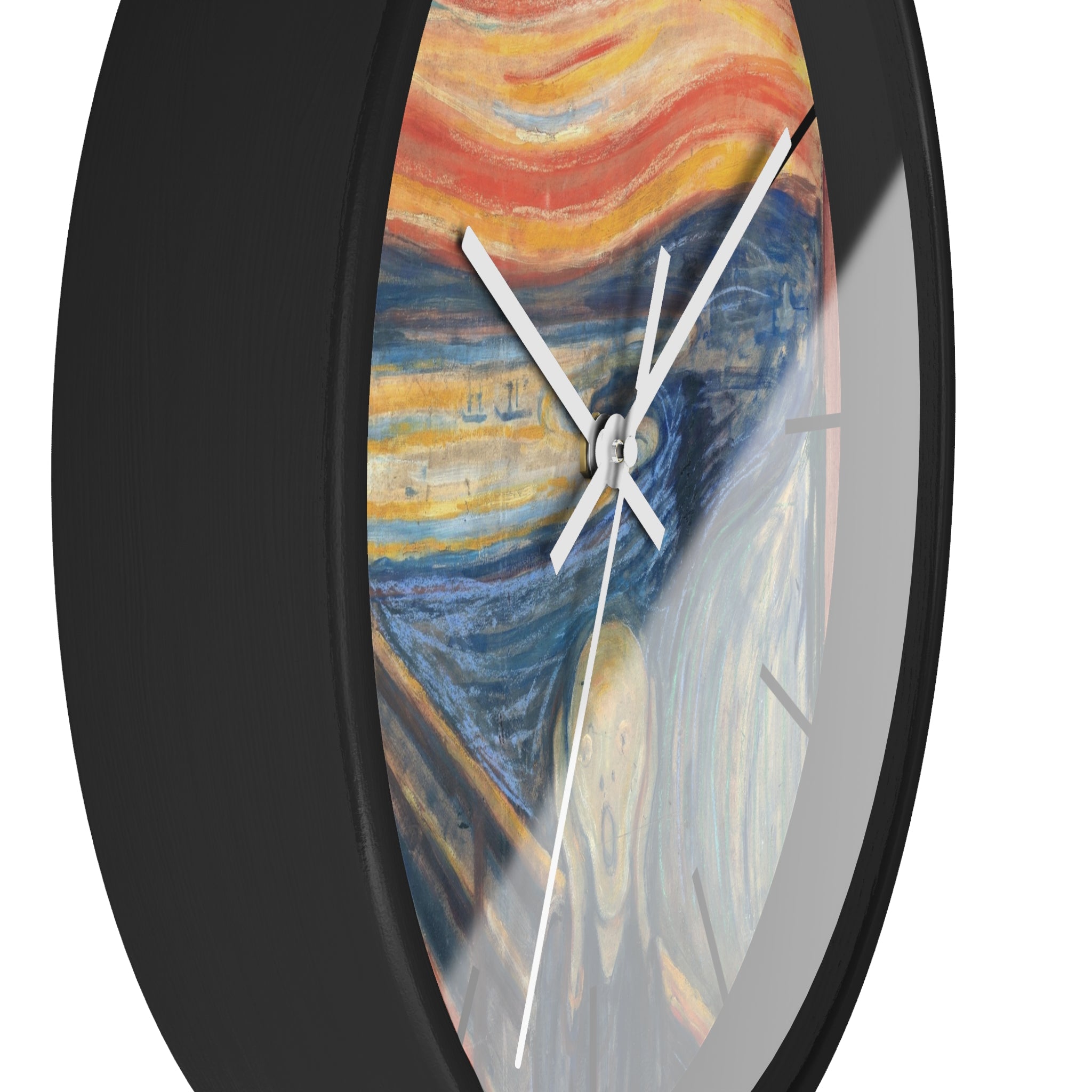 Masters of Art Edvard Munch The Scream Color Premium Wall Clock - POPvault