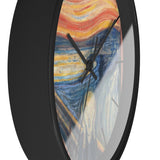 Masters of Art Edvard Munch The Scream Color Premium Wall Clock - POPvault