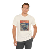 Masters of Art Edvard Munch The Scream Color Unisex Jersey Short Sleeve T-Shirt - POPvault