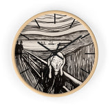 Masters of Art Edvard Munch The Scream Premium Wall Clock - POPvault