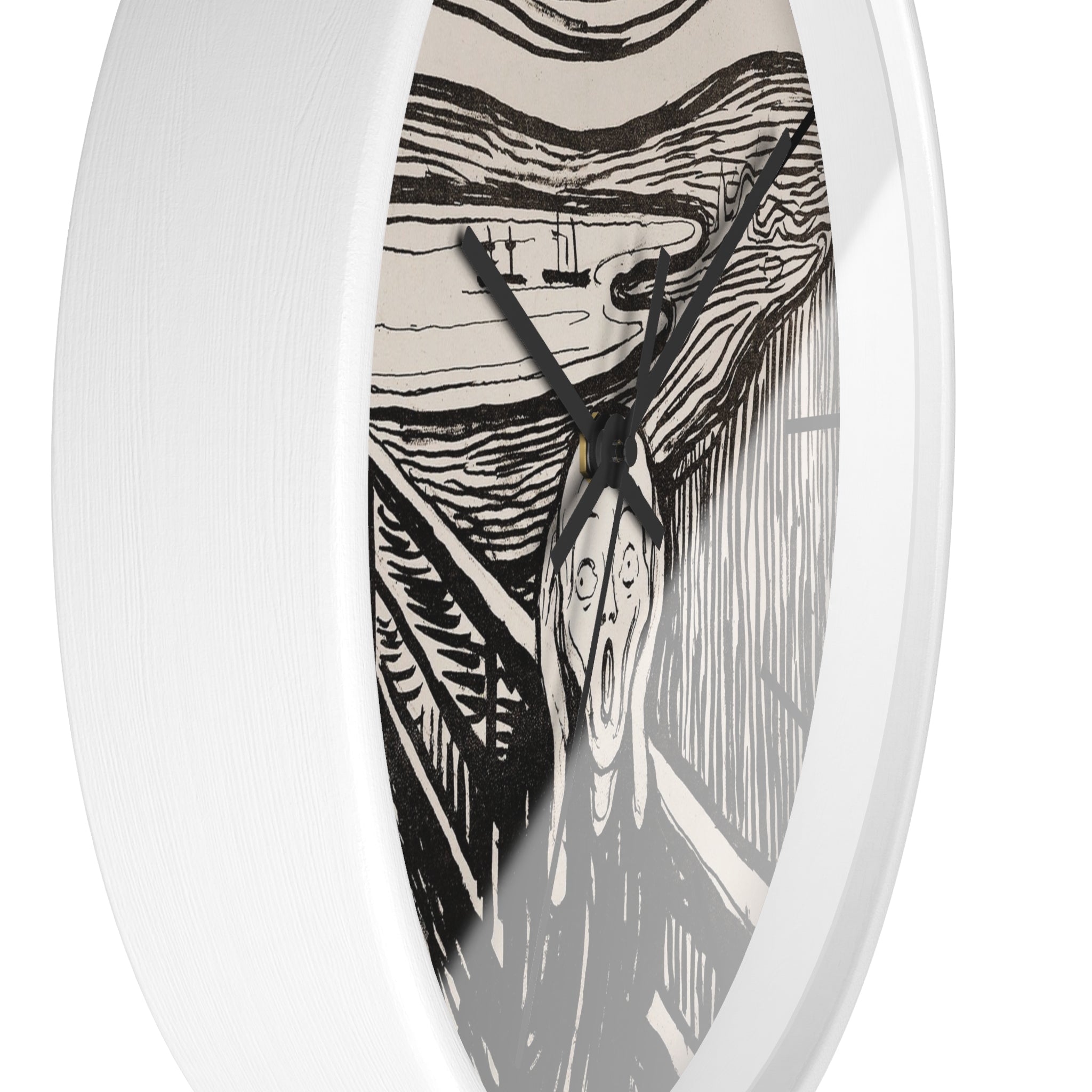 Masters of Art Edvard Munch The Scream Premium Wall Clock - POPvault