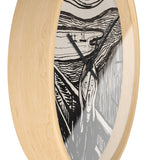 Masters of Art Edvard Munch The Scream Premium Wall Clock - POPvault