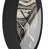 Masters of Art Edvard Munch The Scream Premium Wall Clock - POPvault