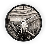 Masters of Art Edvard Munch The Scream Premium Wall Clock - POPvault