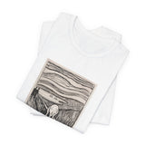 Masters of Art Edvard Munch The Scream Unisex Jersey Short Sleeve T-Shirt - POPvault