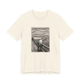 Masters of Art Edvard Munch The Scream Unisex Jersey Short Sleeve T-Shirt - POPvault