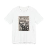 Masters of Art Edvard Munch The Scream Unisex Jersey Short Sleeve T-Shirt - POPvault