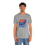 Masters of Art Ernst Ludwig Kirchner Winter Landscape in Moonlight Unisex Jersey Short Sleeve T-Shirt - POPvault