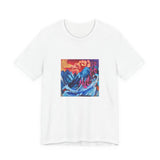 Masters of Art Ernst Ludwig Kirchner Winter Landscape in Moonlight Unisex Jersey Short Sleeve T-Shirt - POPvault