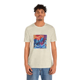 Masters of Art Ernst Ludwig Kirchner Winter Landscape in Moonlight Unisex Jersey Short Sleeve T-Shirt - POPvault