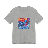 Masters of Art Ernst Ludwig Kirchner Winter Landscape in Moonlight Unisex Jersey Short Sleeve T-Shirt - POPvault