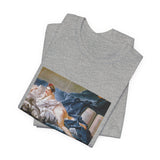 Masters of Art Francois Boucher's Brown Odalisque Unisex Jersey Short Sleeve T-Shirt - POPvault